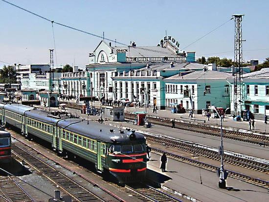 Железнодорожный вокзал Омска