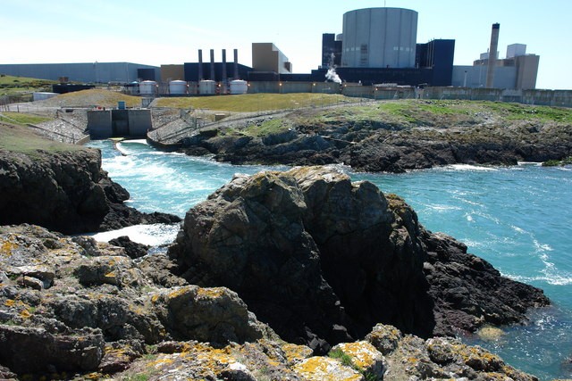 Действующий блок АЭС Wylfa
