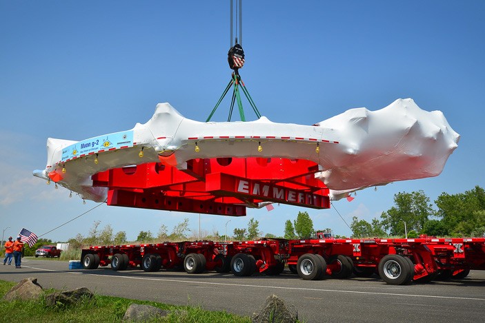Электромагнит для эксперимента Muon g-2 на пути в Фермилаб