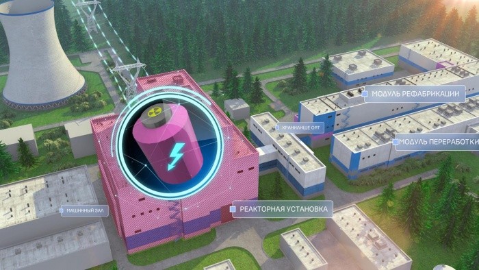 Символическая схема строящегося ОДЭК на СХК