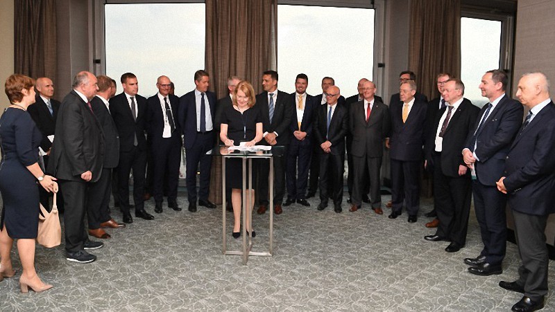 Подписание манифеста #NuclearEuropeLeaders