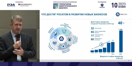 Embedded thumbnail for Росатом планирует в 2030 году выручить от новых бизнесов 1,6 трлн рублей | Дмитрий Байдаров