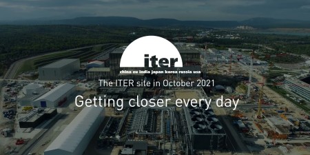 Embedded thumbnail for Международный экспериментальный термоядерный реактор (ИТЭР) в ноябре 2021 года