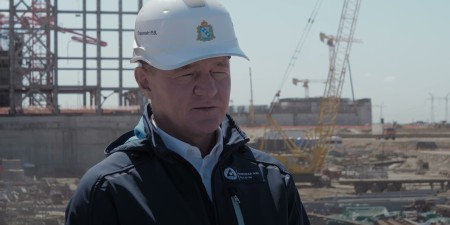 Embedded thumbnail for На Курской АЭС-2 завершили монтаж здания турбины первого энергоблока
