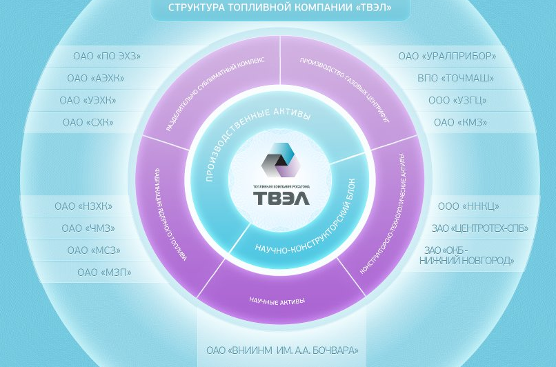 Организационная структура росатома схема