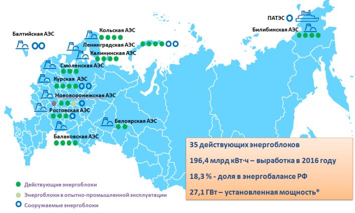 Курская аэс карта