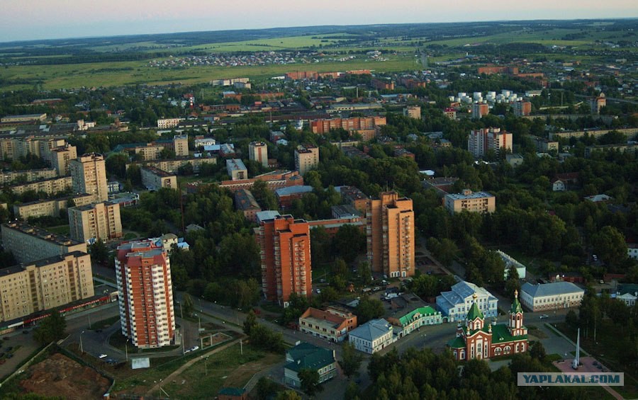 Фото Глазова Сверху