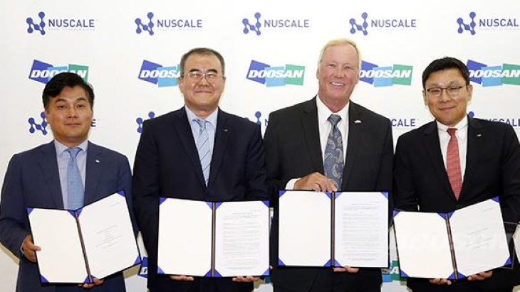 Подписание соглашения между Doosan и NuScale Doosan