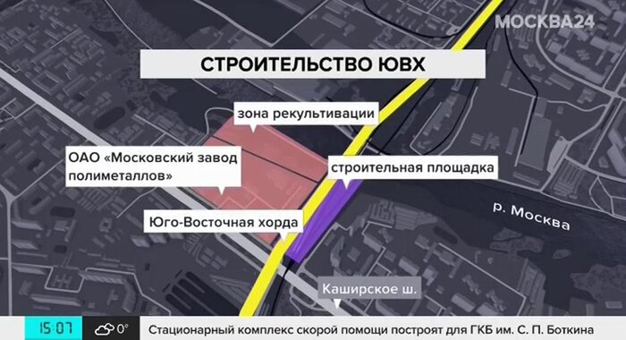 Хорда юго восточная проект