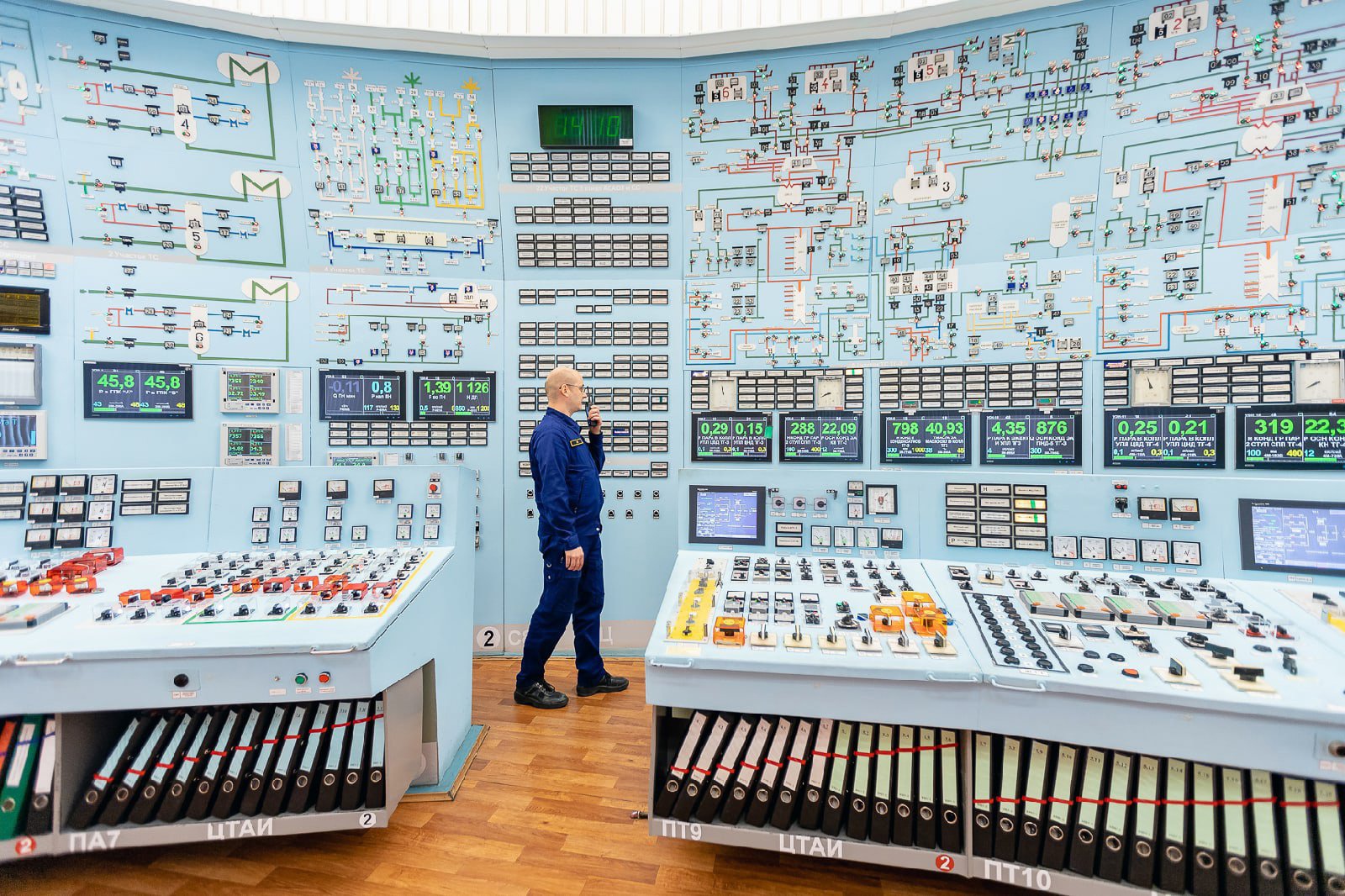 Блочный пункт управления второго энергоблока Кольской АЭС | Атомная .