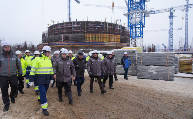 Глава Росэнергоатома проинспектировал строительство новых блоков Ленинградской АЭС