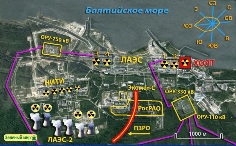Объекты атомной отрасли в Сосновом Бору