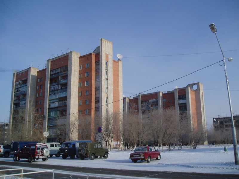Новые дома в Краснокаменске