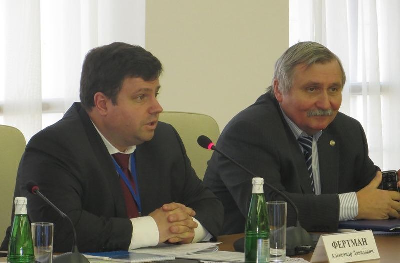 Александр Фертман и Александр Рац на конференции в ОЭЗ «Дубна»