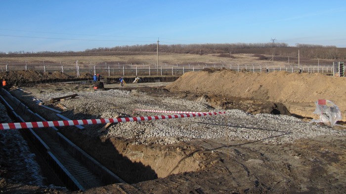 Площадка строительства нового хранилища РАО