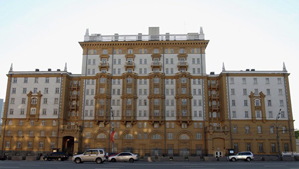 Посольство США в Москве (фото - РИА Новости)