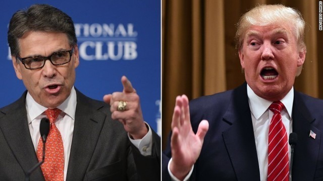 Дональд Трамп (справа) и министр энергетики США Рик Перри
