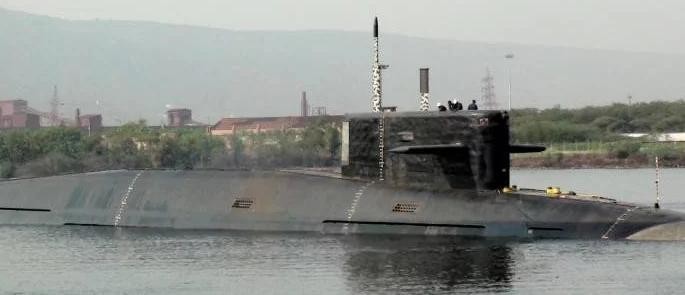Один из немногих доступных в открытых источниках снимков головной индийской АПЛ Arihant
