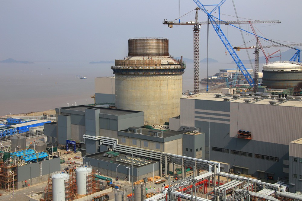 Китайская АЭС "Саньмень" с реактором AP1000 проекта Westinghouse