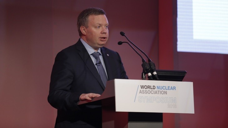 Выступление заместителя гендиректора Росатома К.Комарова на симпозиуме WNA World Nuclear News