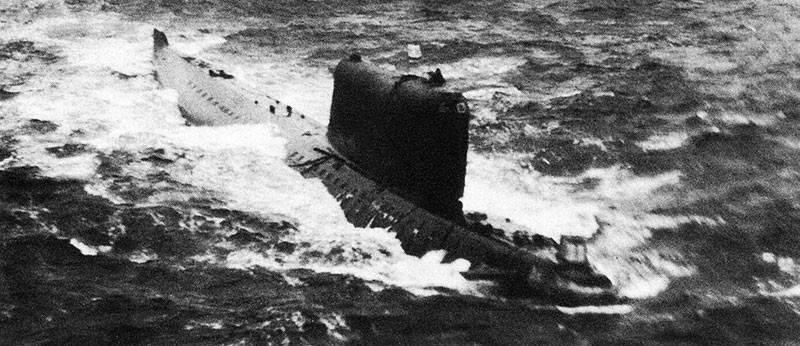 Атомная подводная лодка 658-го проекта несла на борту ракеты. Фото из архива морского историка Олега Химаныча