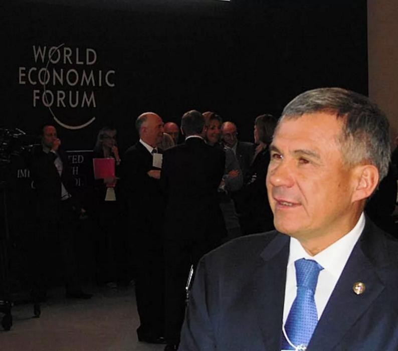 Р.Минниханов в Давосе