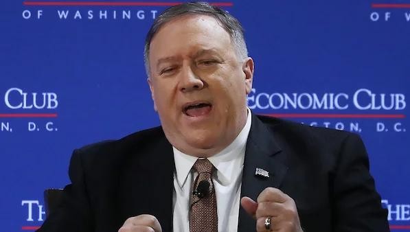 Пресс-конфренция госсекретаря США М.Помпео