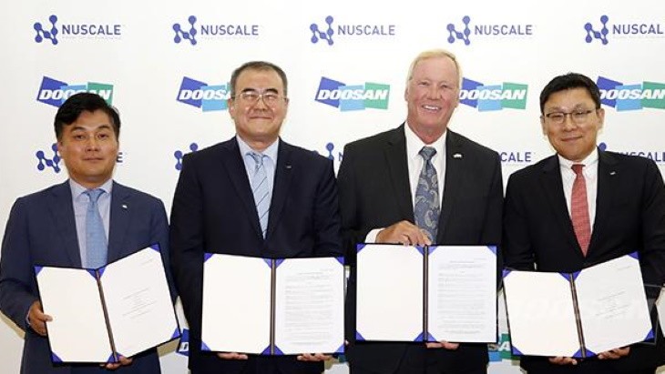 Подписание соглашения между Doosan и NuScale Doosan