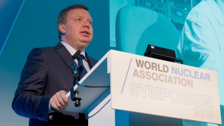 Заместитель гендиректора Росатома, председатель WNA Кирилл Комаров World Nuclear News
