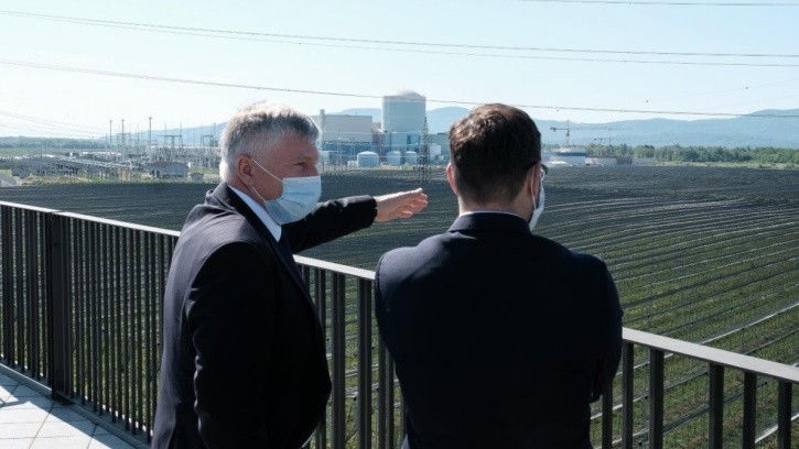 Визит министра инфраструктуры Словении на АЭС "Кршко" GEN Energija