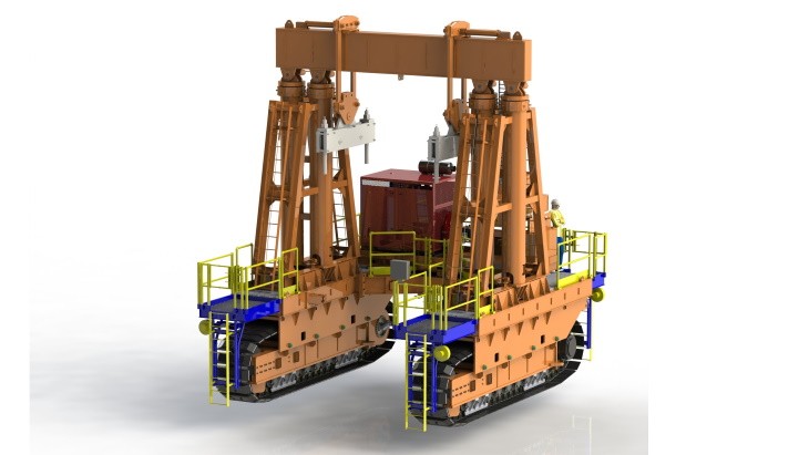 Художнический рендеринг HI-TRAN 300 Holtec