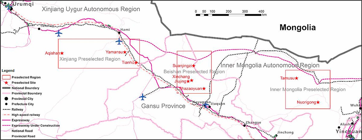 Место расположения будущей подземной исследовательской лаборатории Journal of Rock Mechanics and Geotechnical Engineering