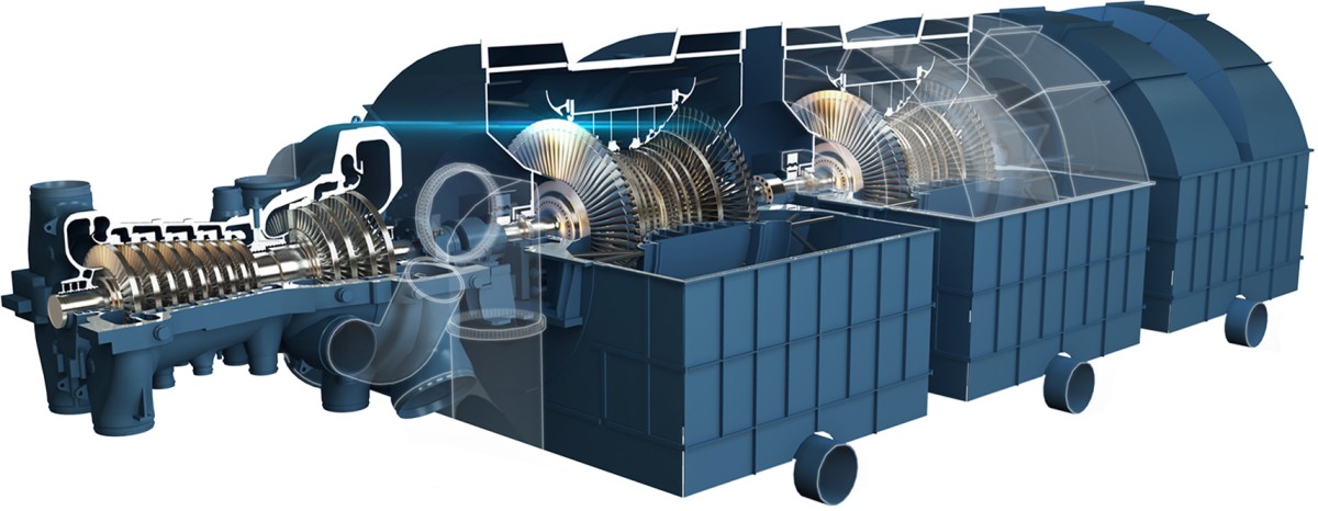 Тихоходная паровая турбина Arabelle GE