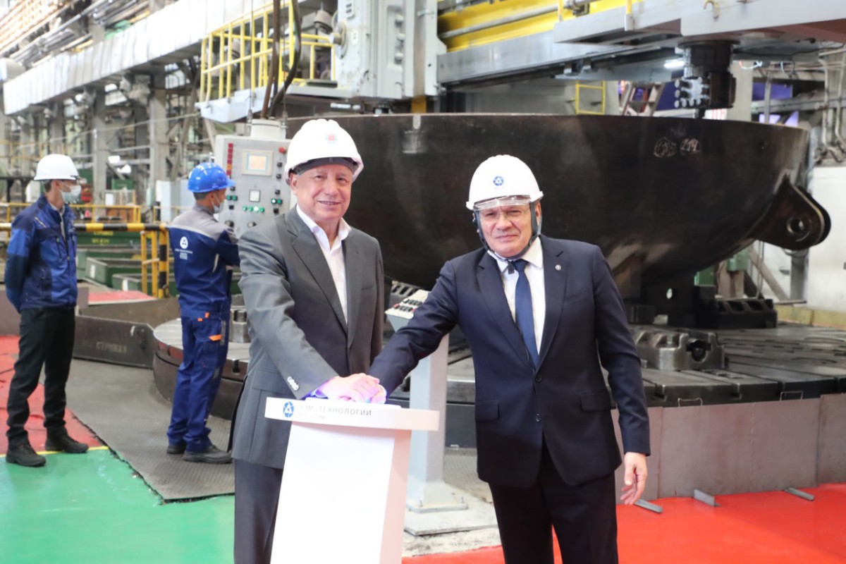 Rosatom's Director General Alexei Likhachevs marks start of production of the RPV for unit 1 of the El Dabaa NPP