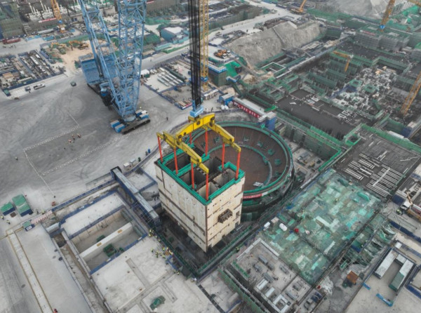 Модульное строительство на втором энергоблоке CAP1000 АЭС «Сюйдапу»