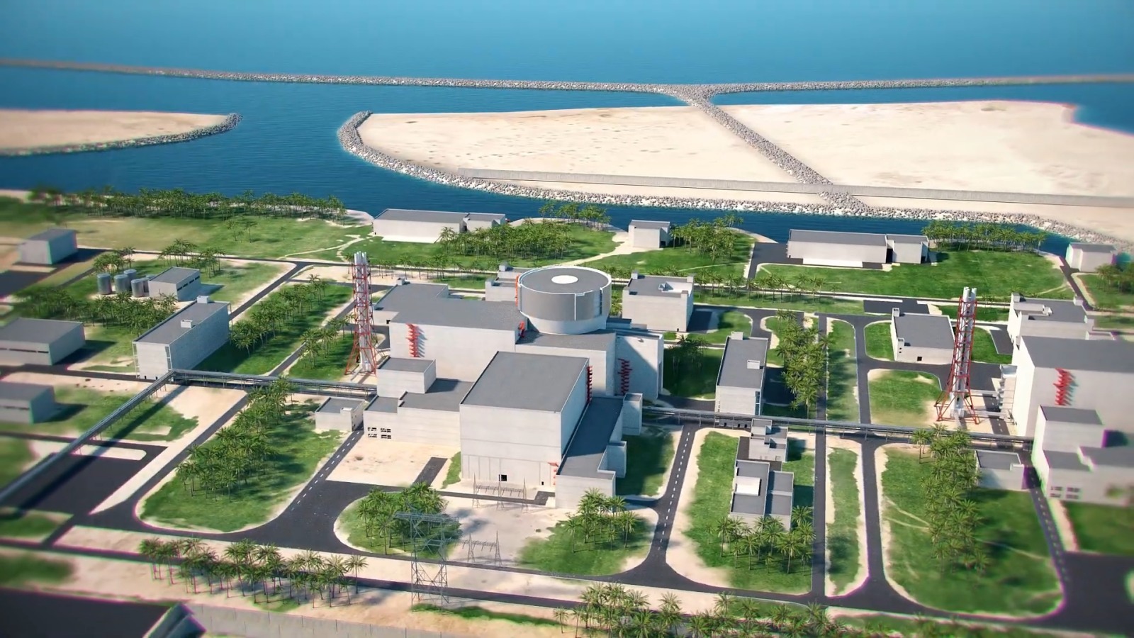 Будущий вид АЭС "Эль-Дабаа"