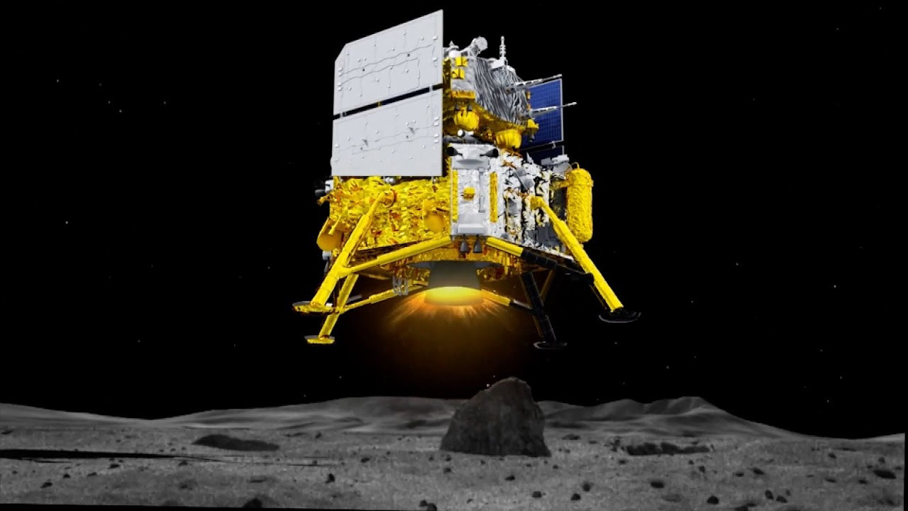 Старт АМС "Чанъэ-6" с поверхности Луны YouTube