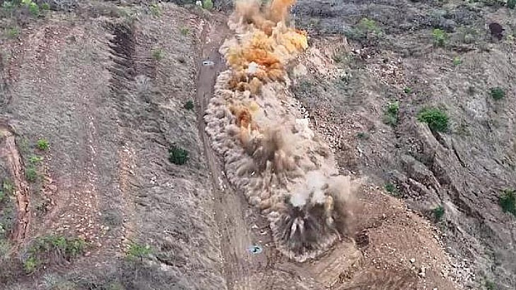 Вид месторождения с воздуха Lotus Resources