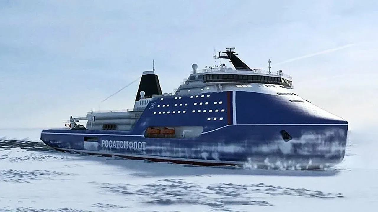 Будущий вид ледокола «Лидер»