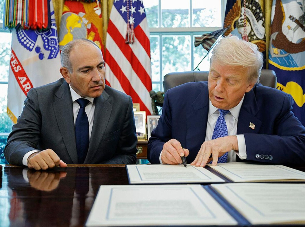 Н.Пашинян и Д.Трамп РИА Новости