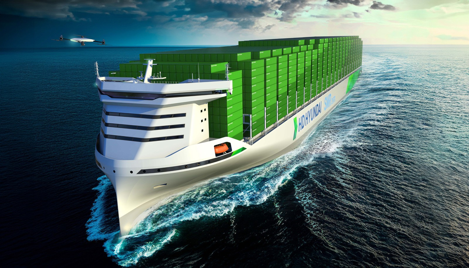 «Атомный» контейнеровоз (15 000 TEU) от южнокорейской HD Korea Shipbuilding & Offshore Engineering