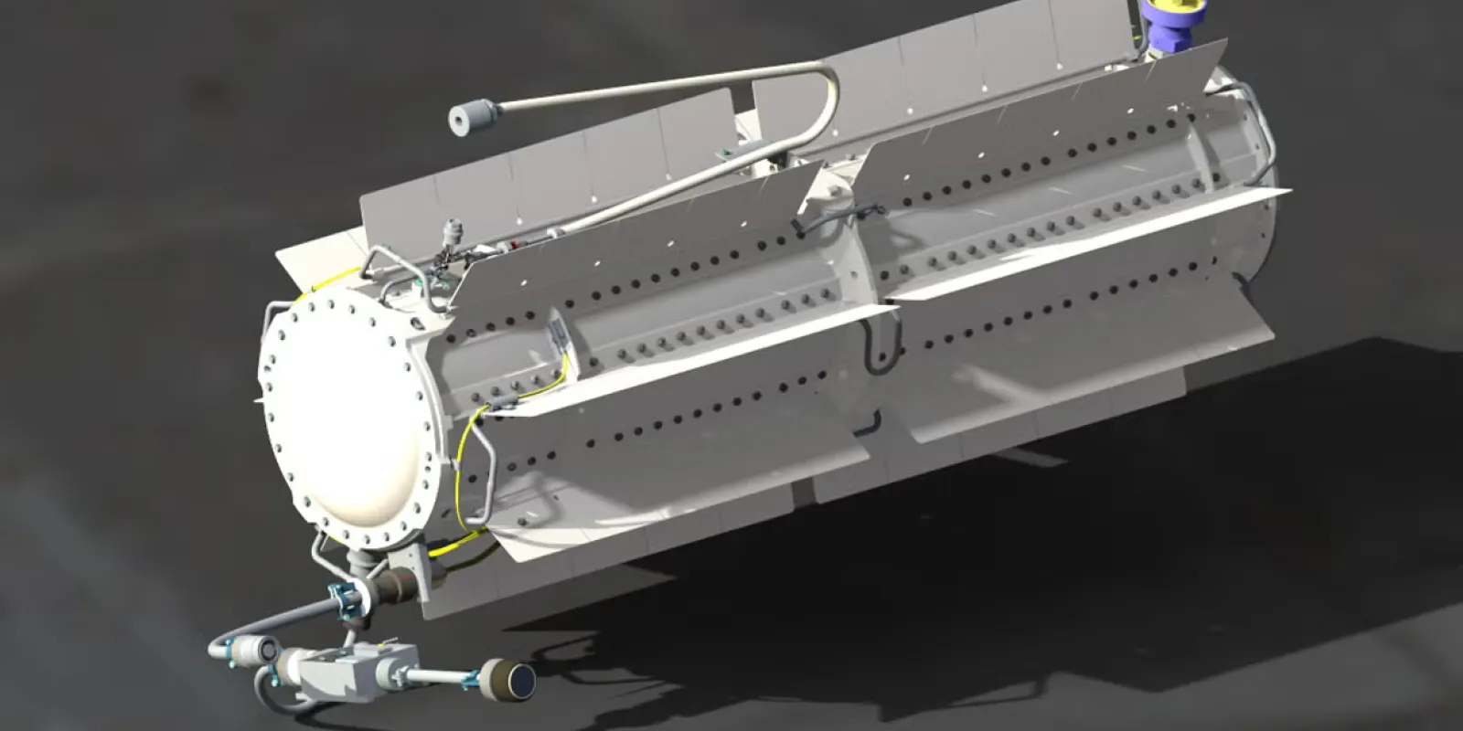 Концептуальное изображение РИТЭГа нового поколения L3Harris в полетной конфигурации