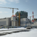 Общий вид третьего энергоблока ВВЭР-1200 АЭС «Сюйдапу» в Китае