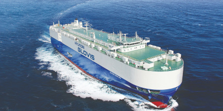 Морской автомобилевоз Hyundai Glovis вместимостью 7000 CEU